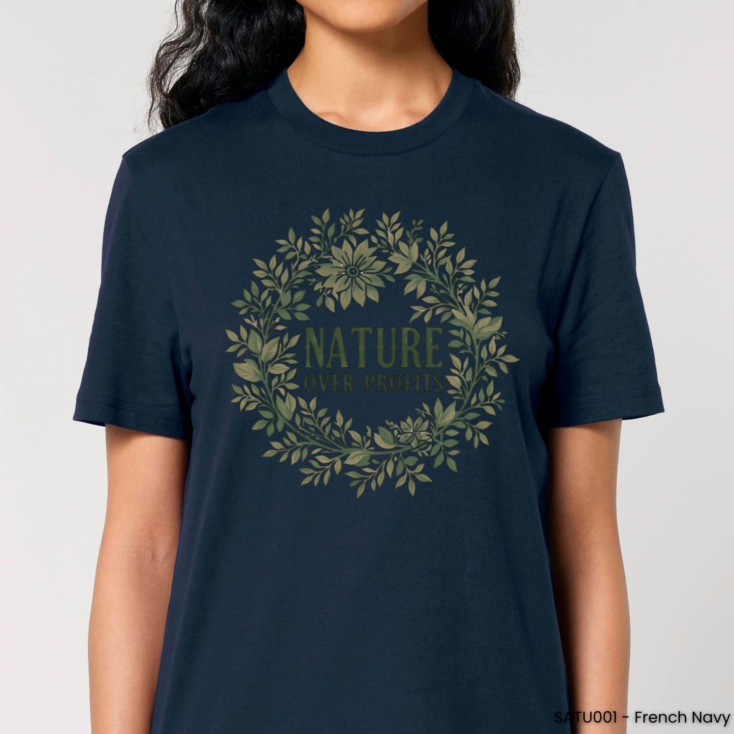 Nature Over Profits Wreath T-Shirt
