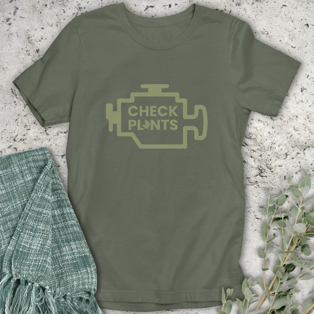 Check Plants T-Shirt