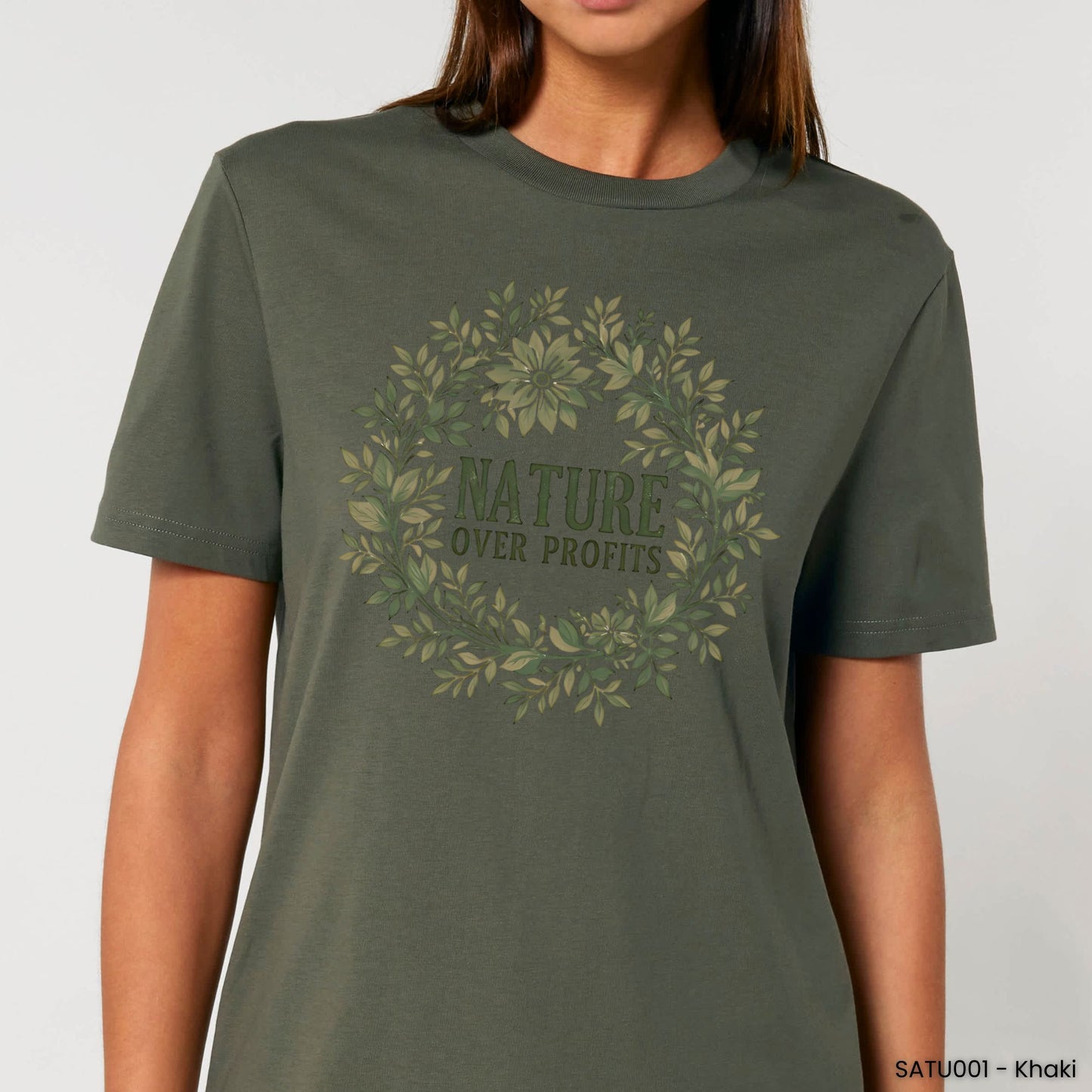 Nature Over Profits Wreath T-Shirt