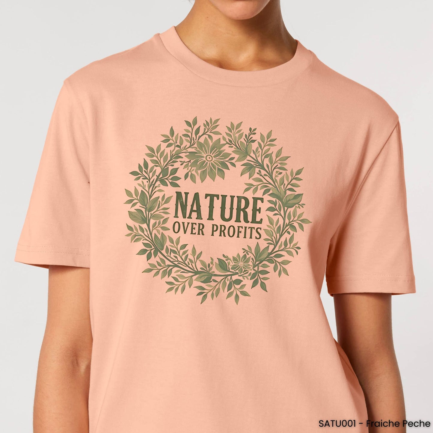 Nature Over Profits Wreath T-Shirt