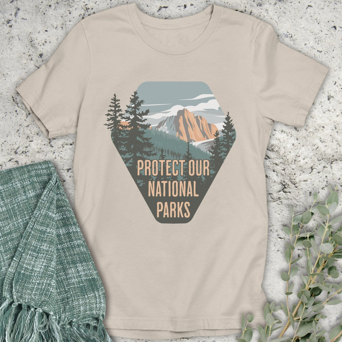 Protect National Parks Badge T-Shirt