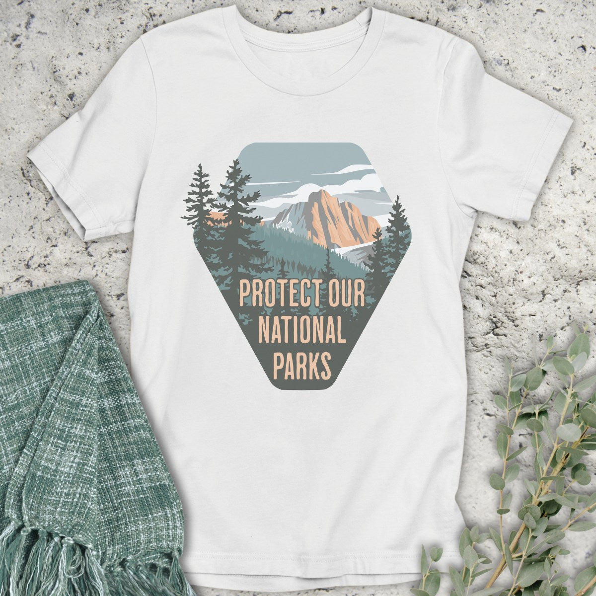 Protect National Parks Badge T-Shirt