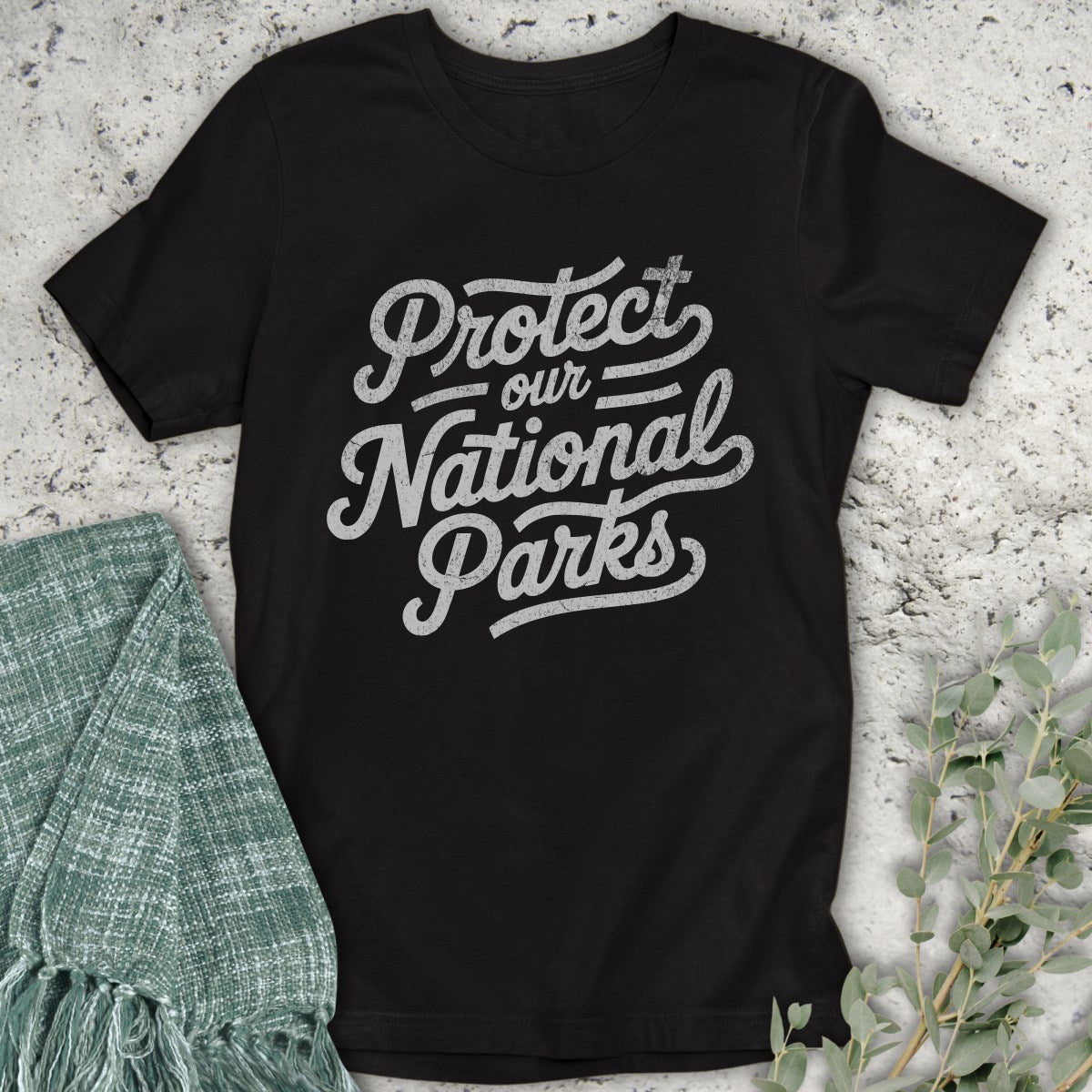 Protect National Parks Script T-Shirt