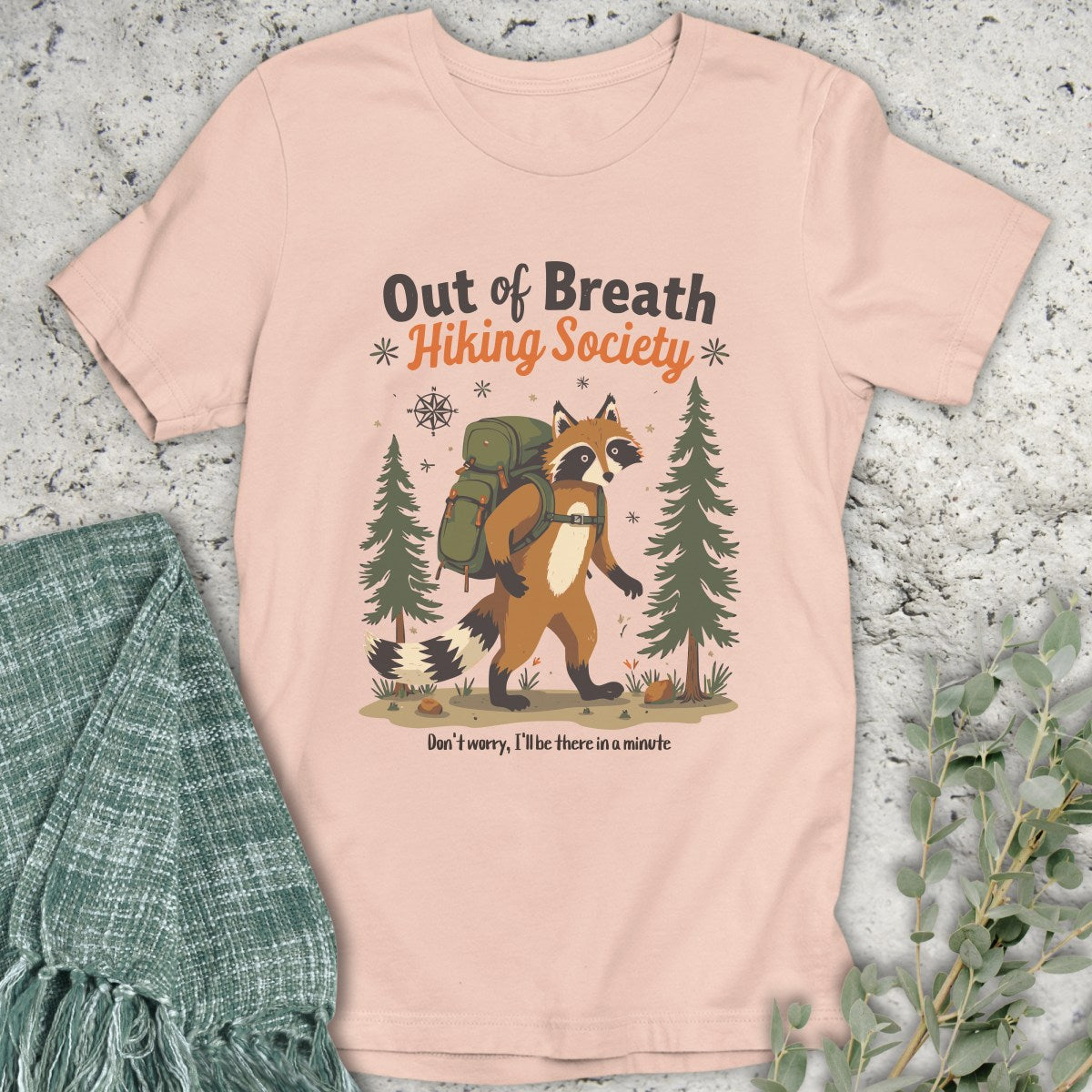 Racoon Hiking Society T-Shirt