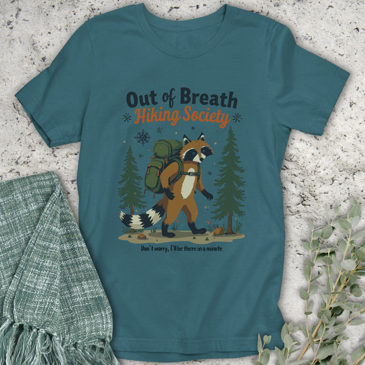 Racoon Hiking Society T-Shirt