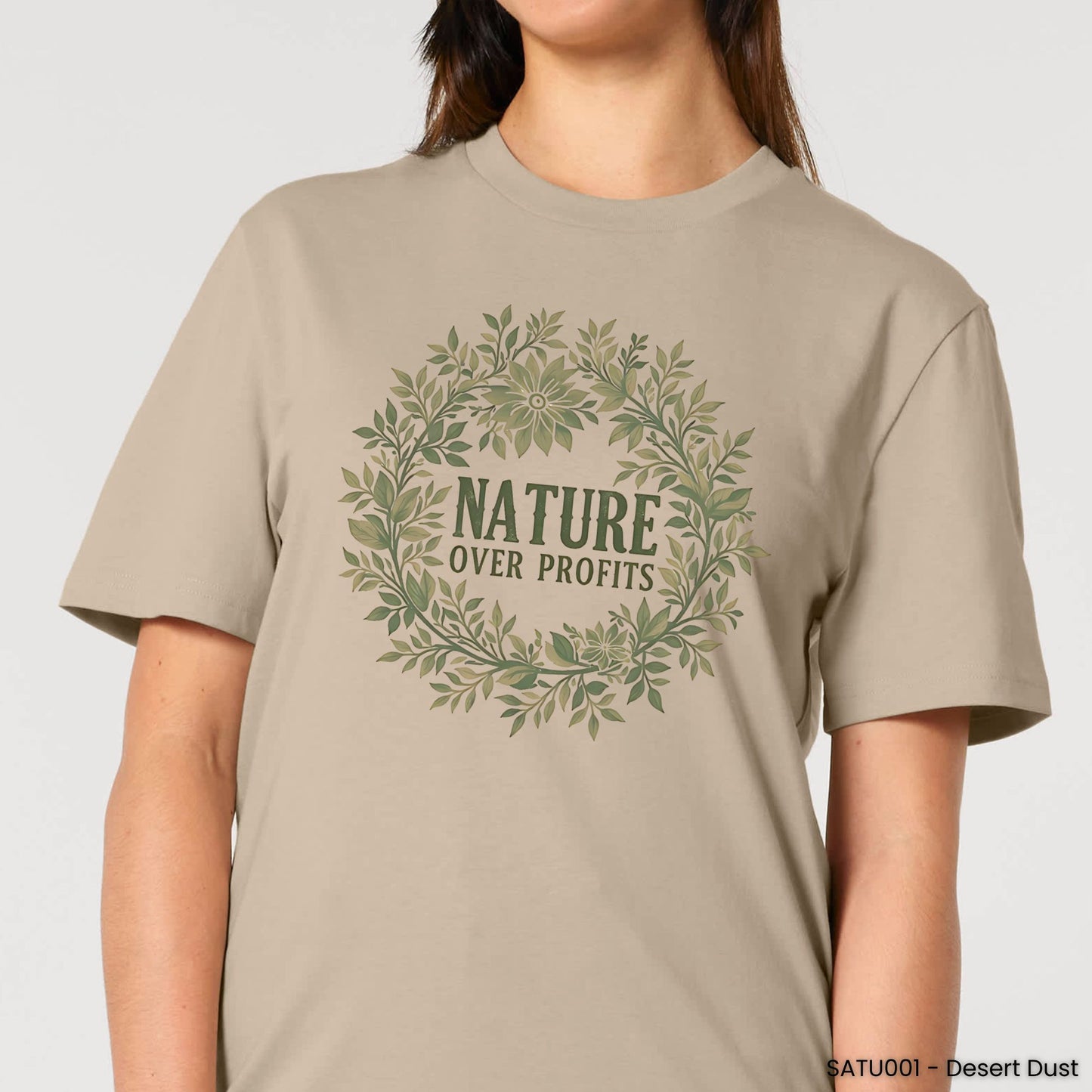 Nature Over Profits Wreath T-Shirt