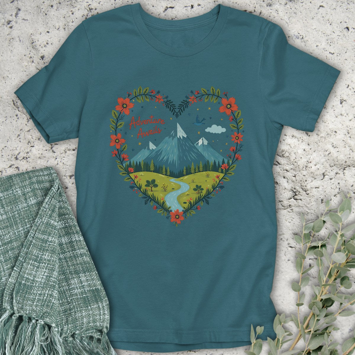 Mountain Peaks Adventure Awaits T-Shirt
