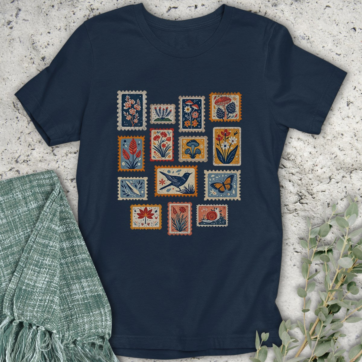 Colorful Stamps T-Shirt