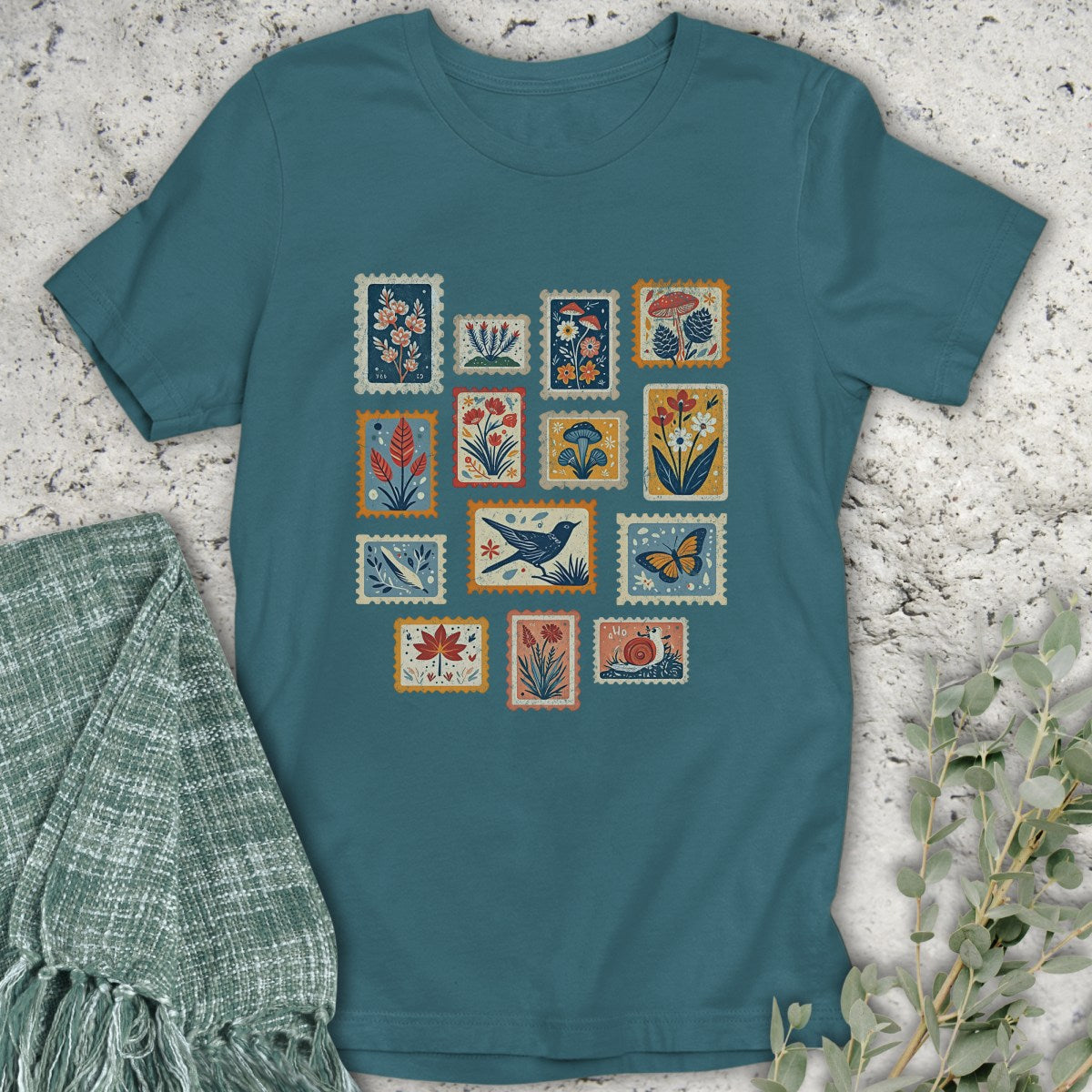 Colorful Stamps T-Shirt