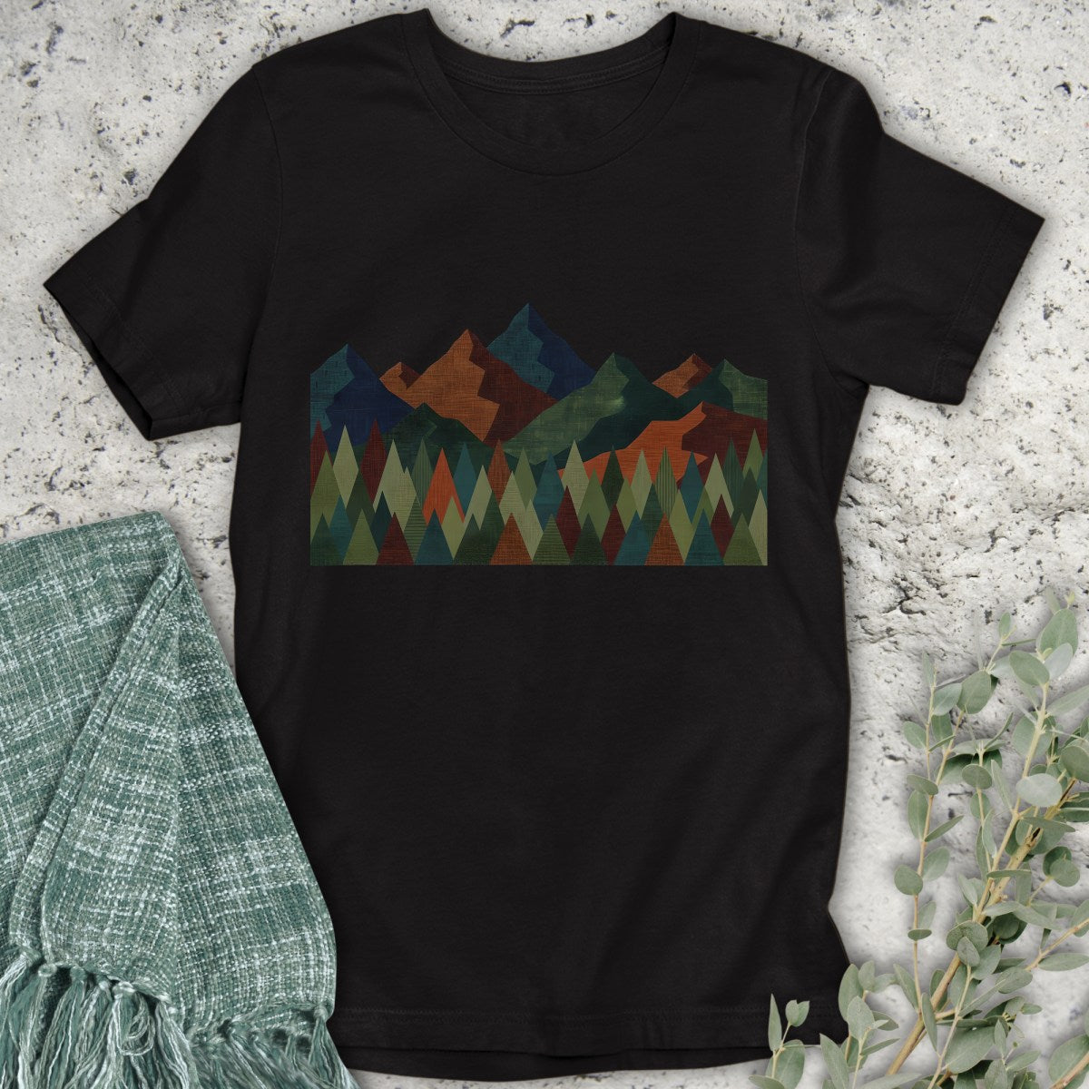 Geometric Mountain T-Shirt