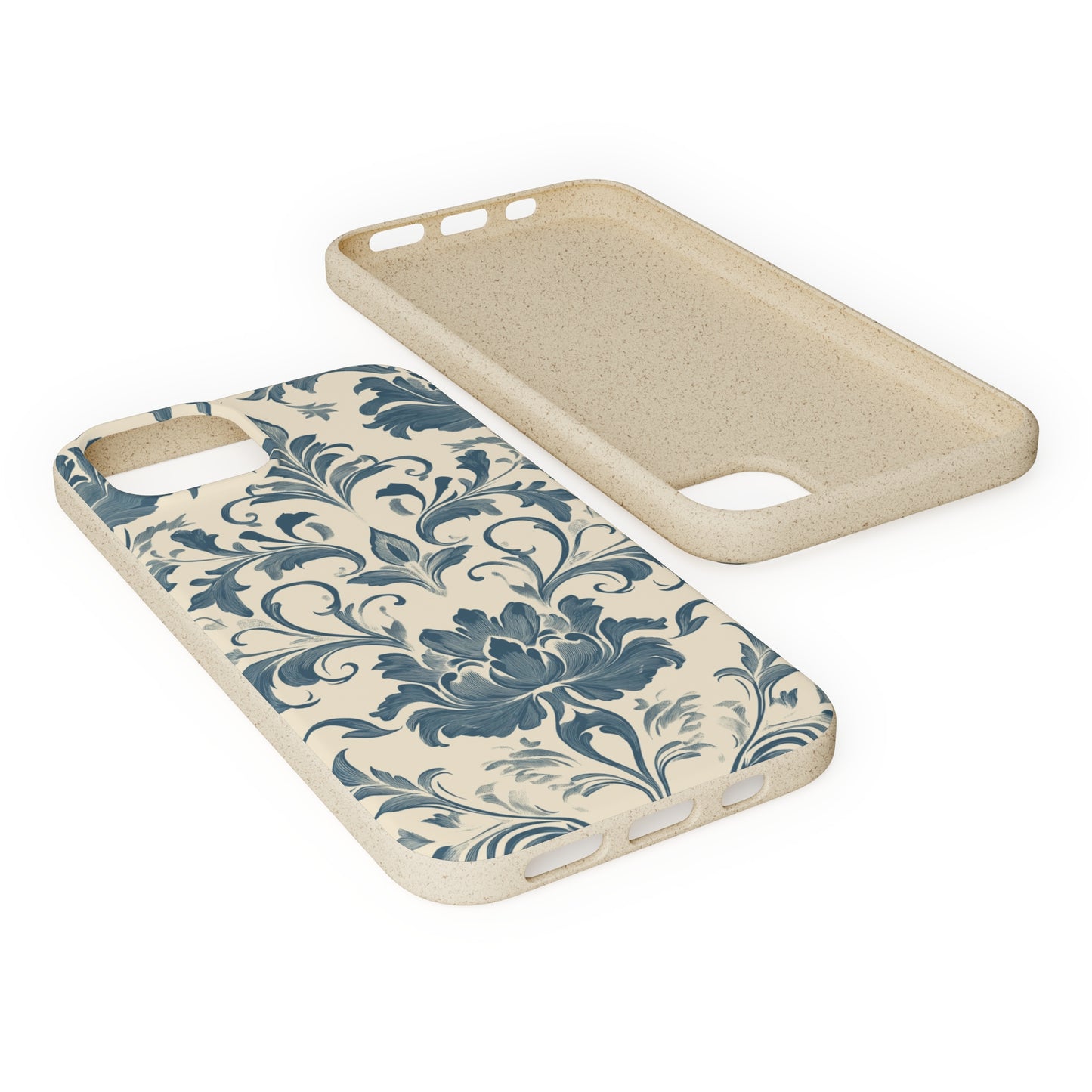 Blue Toile 4 Bio Case