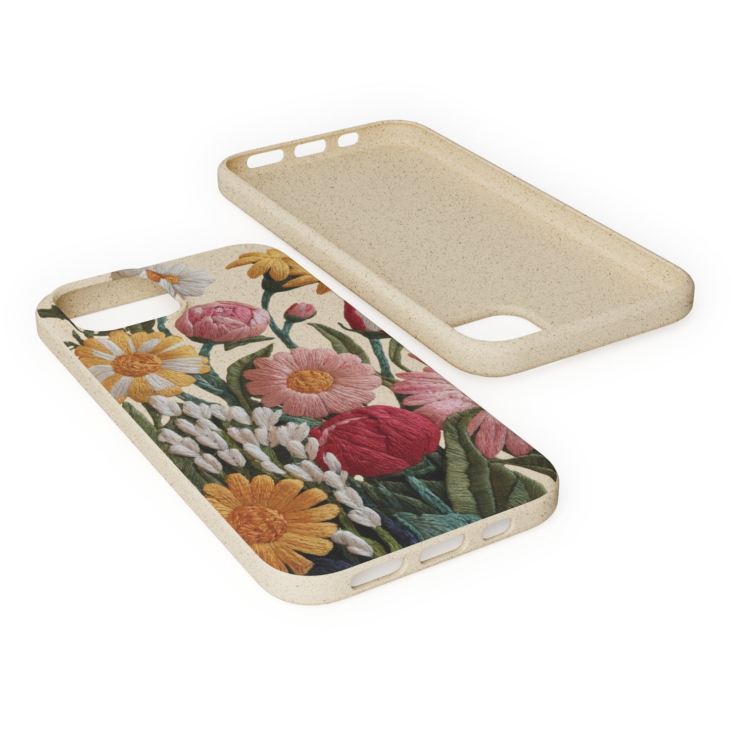 Floral Embroidered 2 Look Bio Case