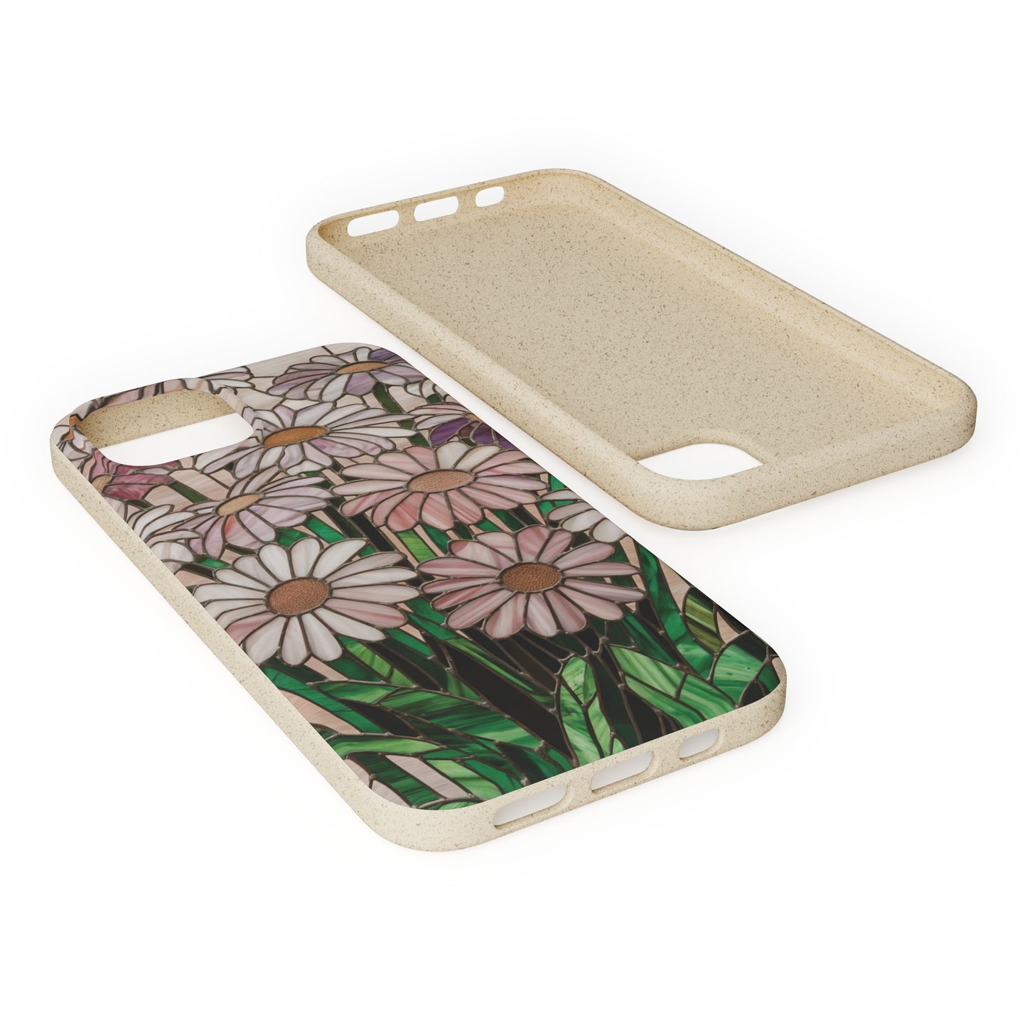 Daisy Stained Glass Bio Case