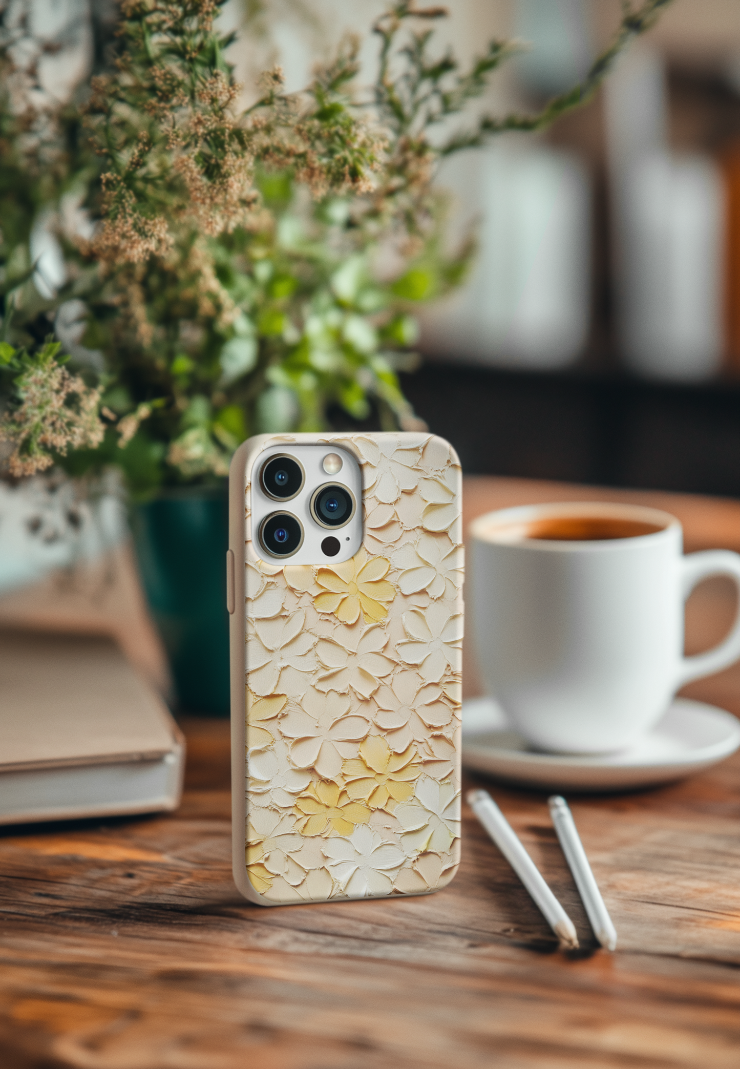 Impasto Flower Bio Case