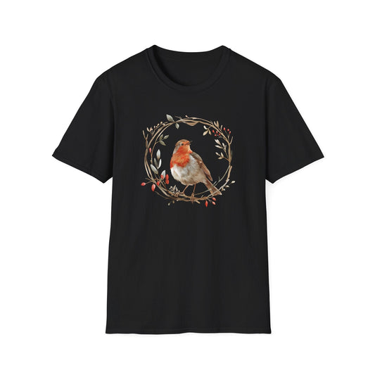 Printify T-Shirt Bird Wreath T-Shirt