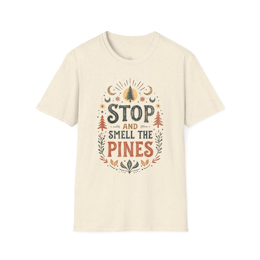 Printify T-Shirt Boho Smell the Pines T-Shirt
