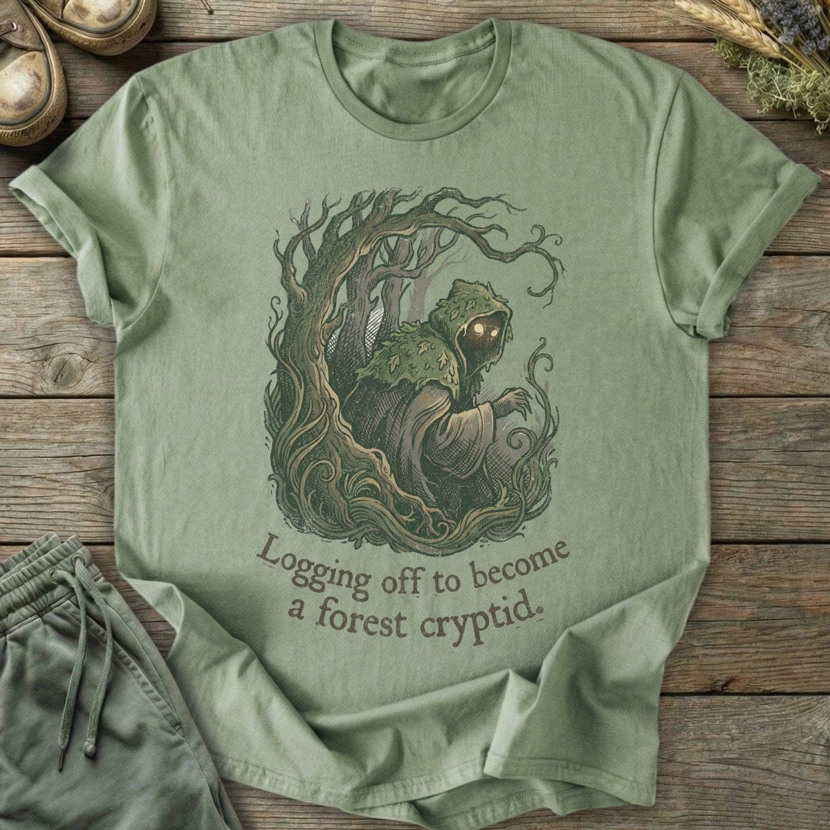Printify T-Shirt Forest Cryptid T-Shirt