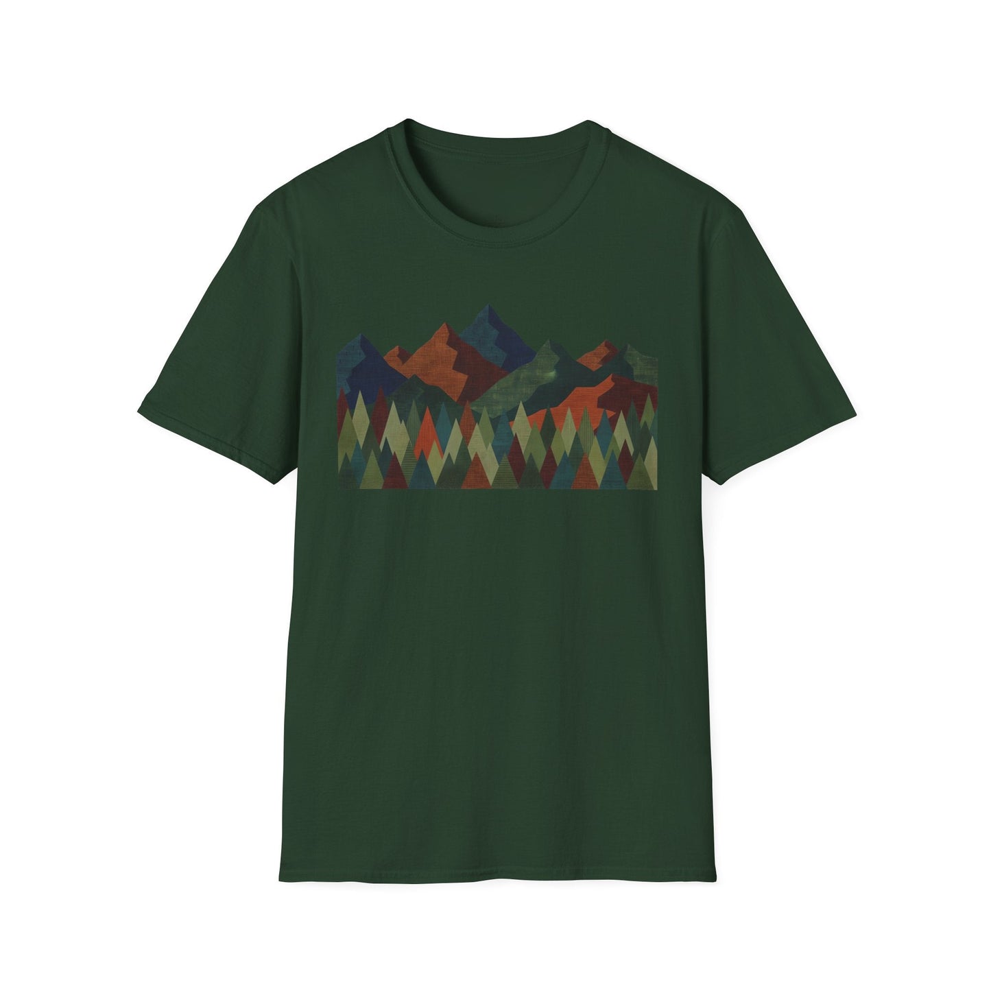 Printify T-Shirt Geometric Mountain T-Shirt
