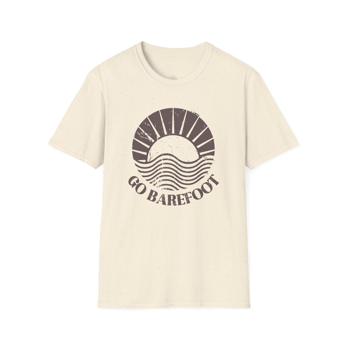 Printify T-Shirt Go Barefoot T-Shirt