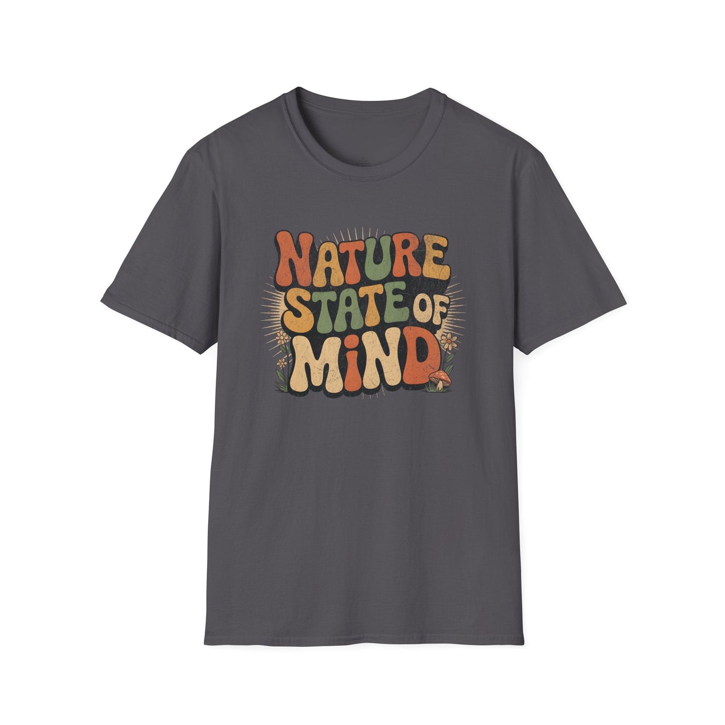 Printify T-Shirt Groovy Nature State of Mind T-Shirt