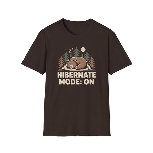Printify T-Shirt Hibernate Bear T-Shirt