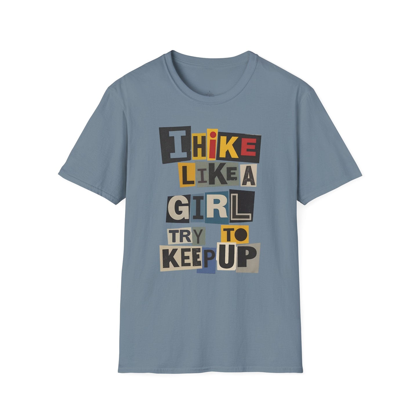 Printify T-Shirt Magazine Hike Like A Girl T-Shirt