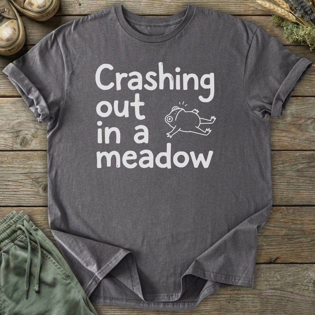Printify T-Shirt Meadow Crash Out T-Shirt