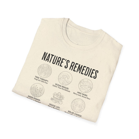 Printify T-Shirt Nature's Remedies T-Shirt