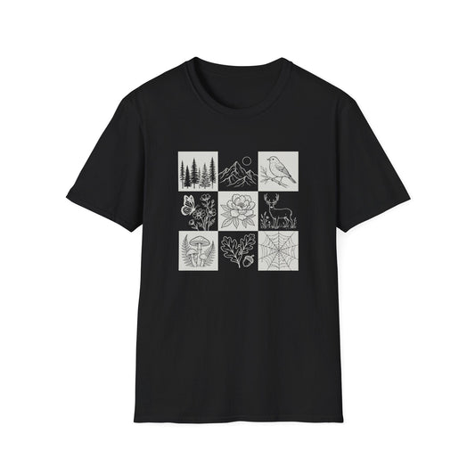 Printify T-Shirt Nine-Panel Nature T-Shirt