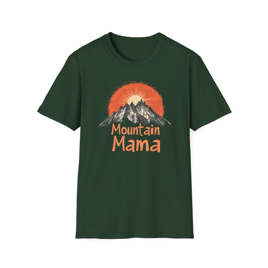 Printify T-Shirt Orange Mountain Mama T-Shirt