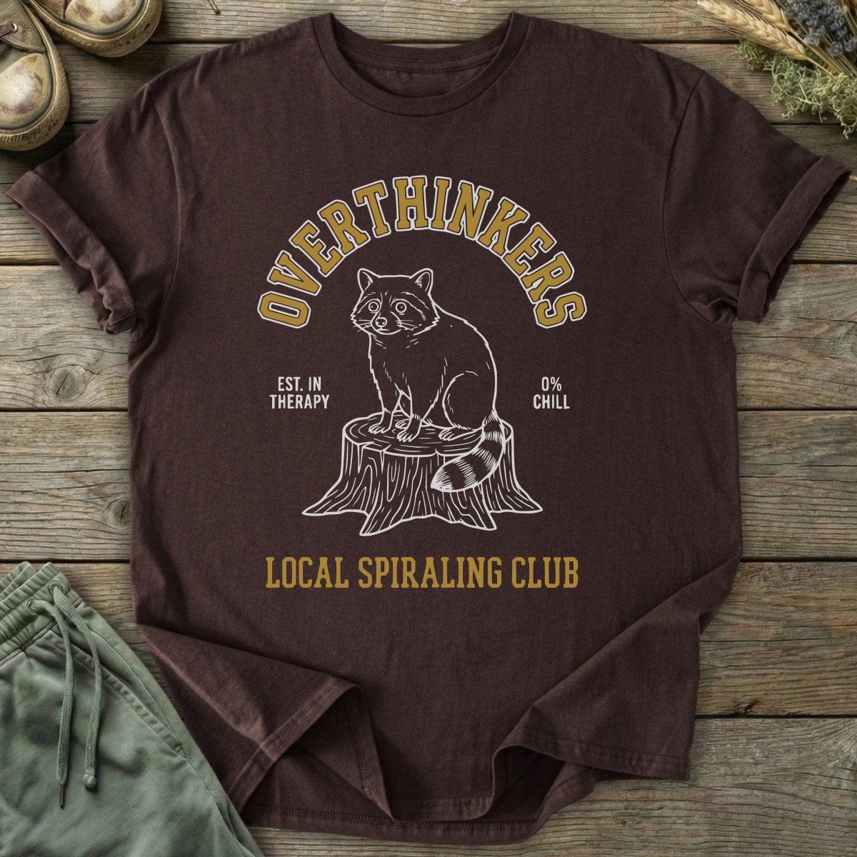 Printify T-Shirt Overthinkers Club T-Shirt