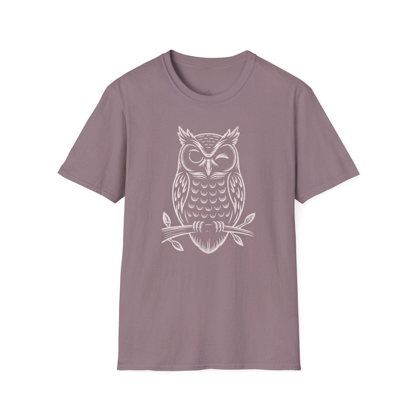 Printify T-Shirt Owl Wink T-Shirt