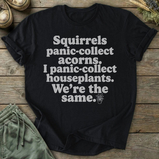 Printify T-Shirt Panic Collect Houseplants T-Shirt