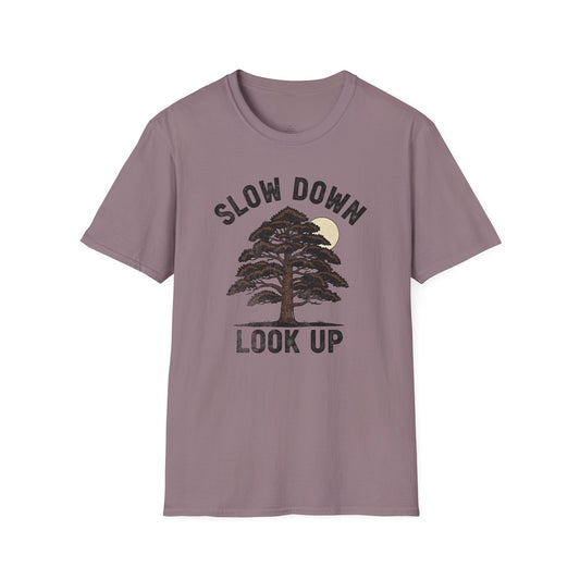 Printify T-Shirt Slow Down Look Up T-Shirt