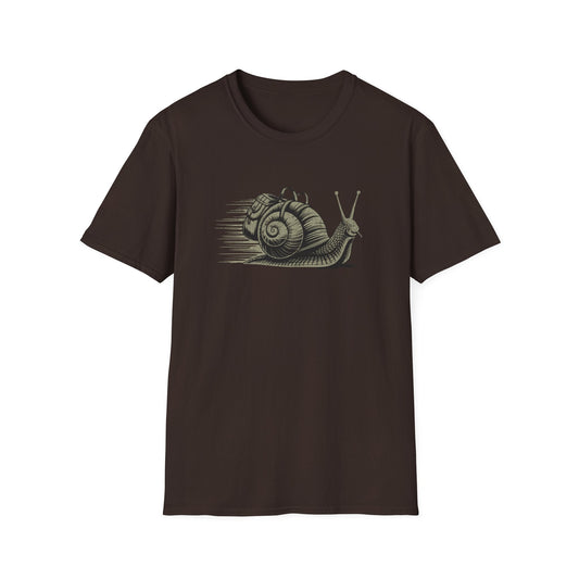 Printify T-Shirt Snail on Trail T-Shirt