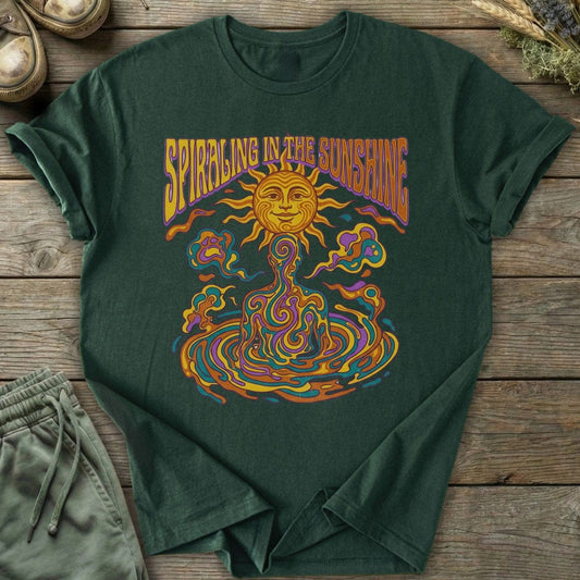 Printify T-Shirt Spiraling In The Sunshine T-Shirt