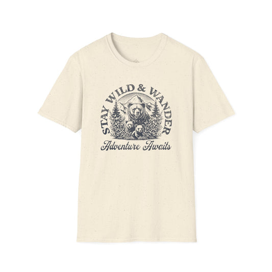 Printify T-Shirt Stay Wild and Wander T-Shirt
