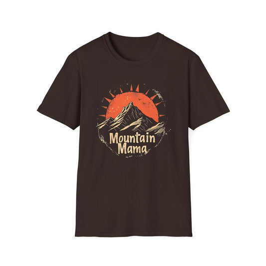 Printify T-Shirt Sunset Mountain Mama T-Shirt