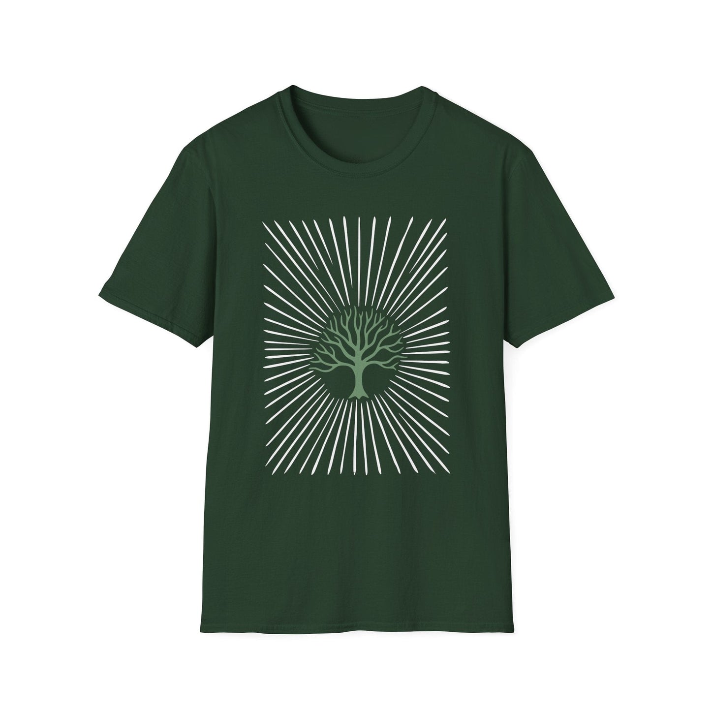 Printify T-Shirt Tree Rays T-Shirt