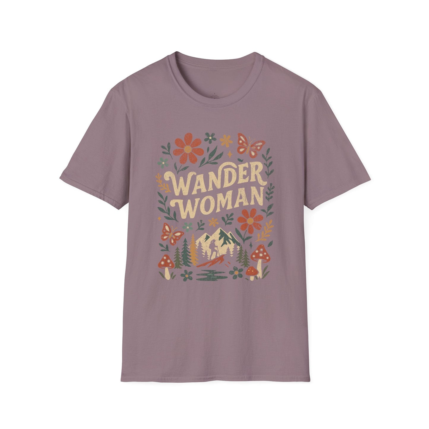 Printify T-Shirt Wander Woman Floral Scene T-Shirt