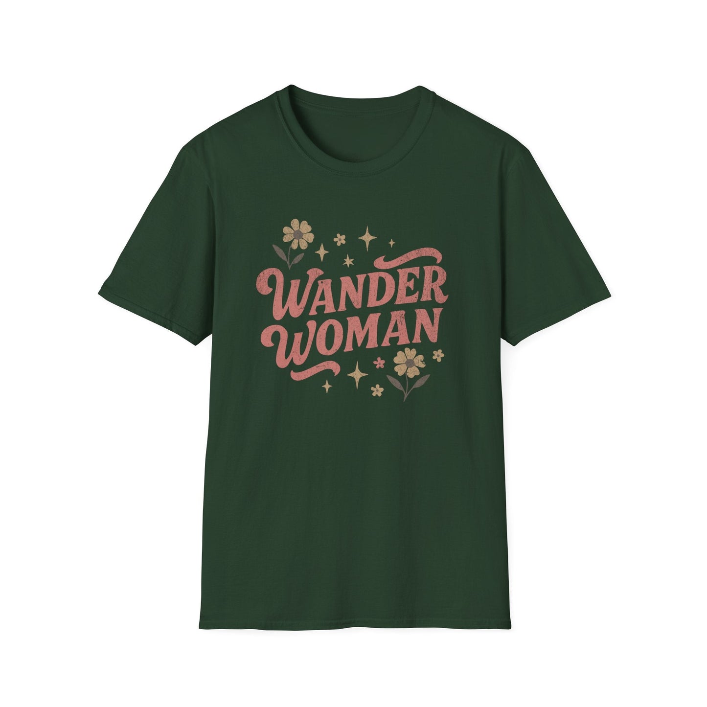 Printify T-Shirt Wander Woman Retro T-Shirt
