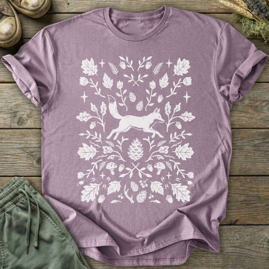 Printify T-Shirt Woodland Fox T-Shirt