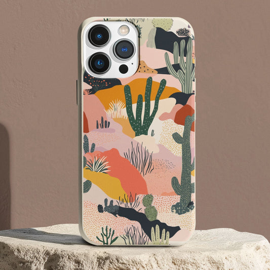 Stepping Green Phone Case Abstract Desert Bio Case