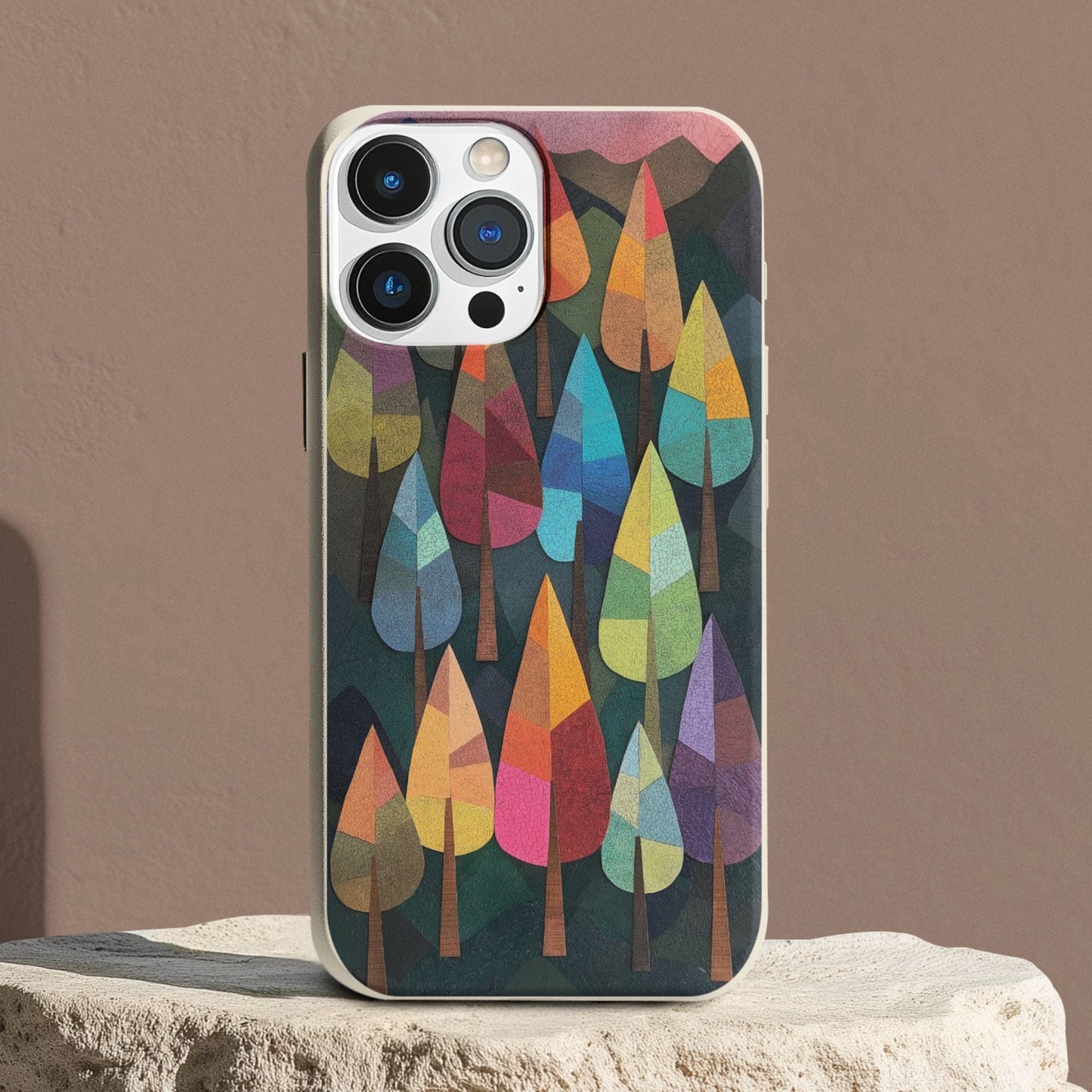 Stepping Green Phone Case Abstract Forest Bio Case