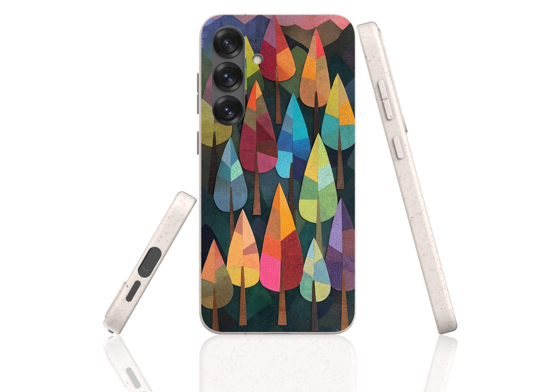 Stepping Green Phone Case Abstract Forest Bio Case