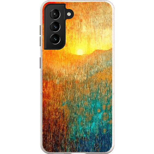 Stepping Green Phone Case Abstract Sunset Bio Case