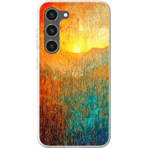 Stepping Green Phone Case Abstract Sunset Bio Case