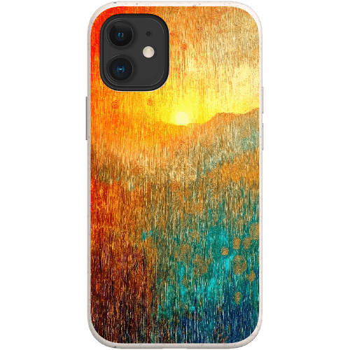 Stepping Green Phone Case Abstract Sunset Bio Case