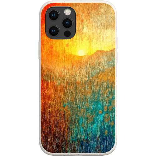Stepping Green Phone Case Abstract Sunset Bio Case
