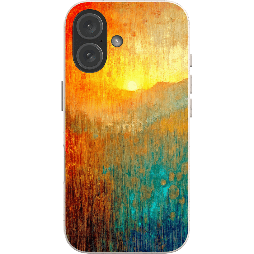 Stepping Green Phone Case Abstract Sunset Bio Case